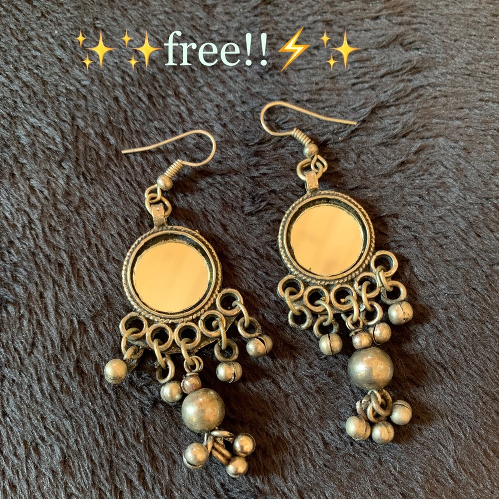 Mirror elegant earrings ✨FREE with purchase